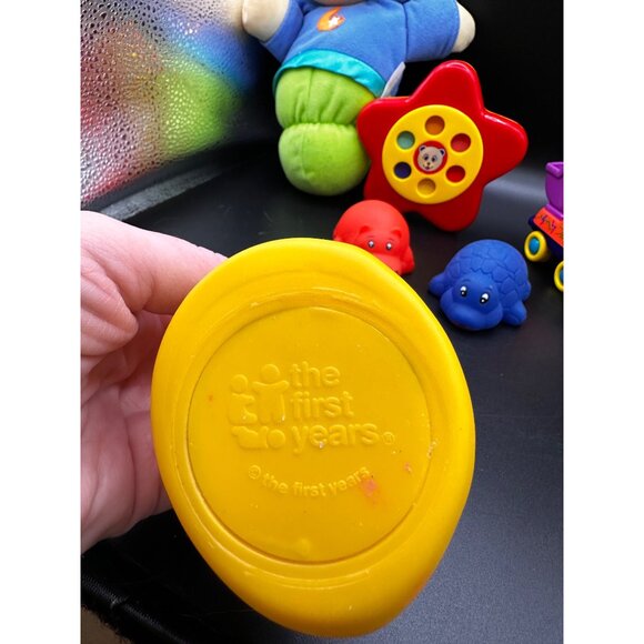 Vintage lot of baby toys Playskool Glo Worm Blue READ - Picture 2 of 16